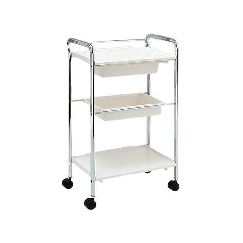 ワゴン 495*330*870mm ホワイト NVW-WH