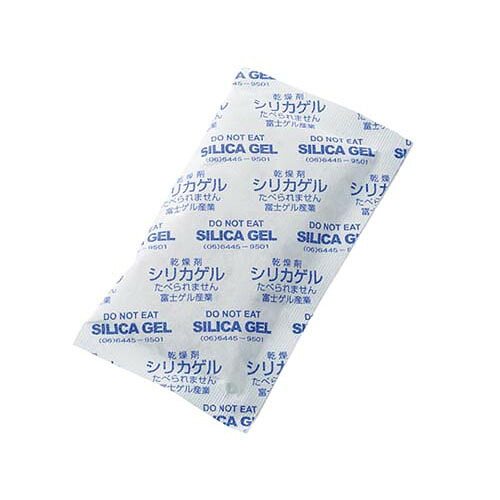 シリカゲル 無ちり紙 (青緑色無償性) 50g 250個入 CP50g(NB)