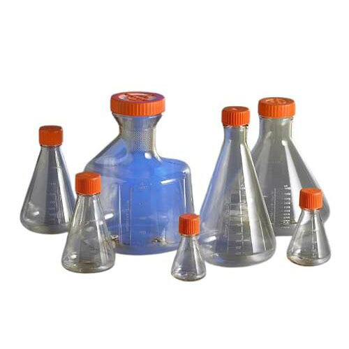 ３角形瓶 バッフル皆無 1000mL 25個入 431147