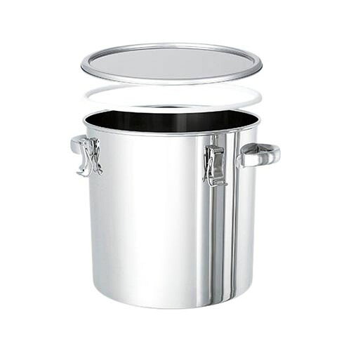 PTFEパッキン付テーパー型ステンレス鋼密閉入れもの 80L TP-CTH-PTFE-47