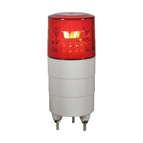 小型回転灯直径45 ニコミニ (赤・ブザー付) DC12～24V VL04M-D24BR