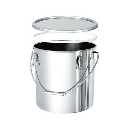 PTFEパッキン付テーパー型吊り下げ式ステンレス鋼密閉容れもの 25L TP-CTB-PTFE-33