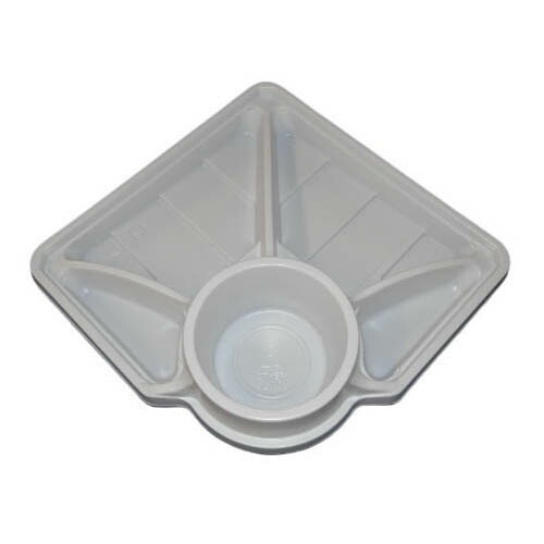 カップホルダー 一体型トレー リーフ (LEAF) 1箱 (50枚*12袋入) L-2990