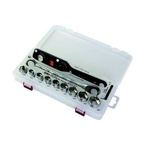 アネックス オフセットアダプター ラチェットレンチ ソケットセット AOA-19S3