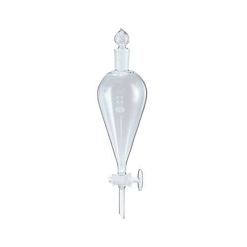 分液ロート スキーブ形 ガラスコック付 500mL 014230-500