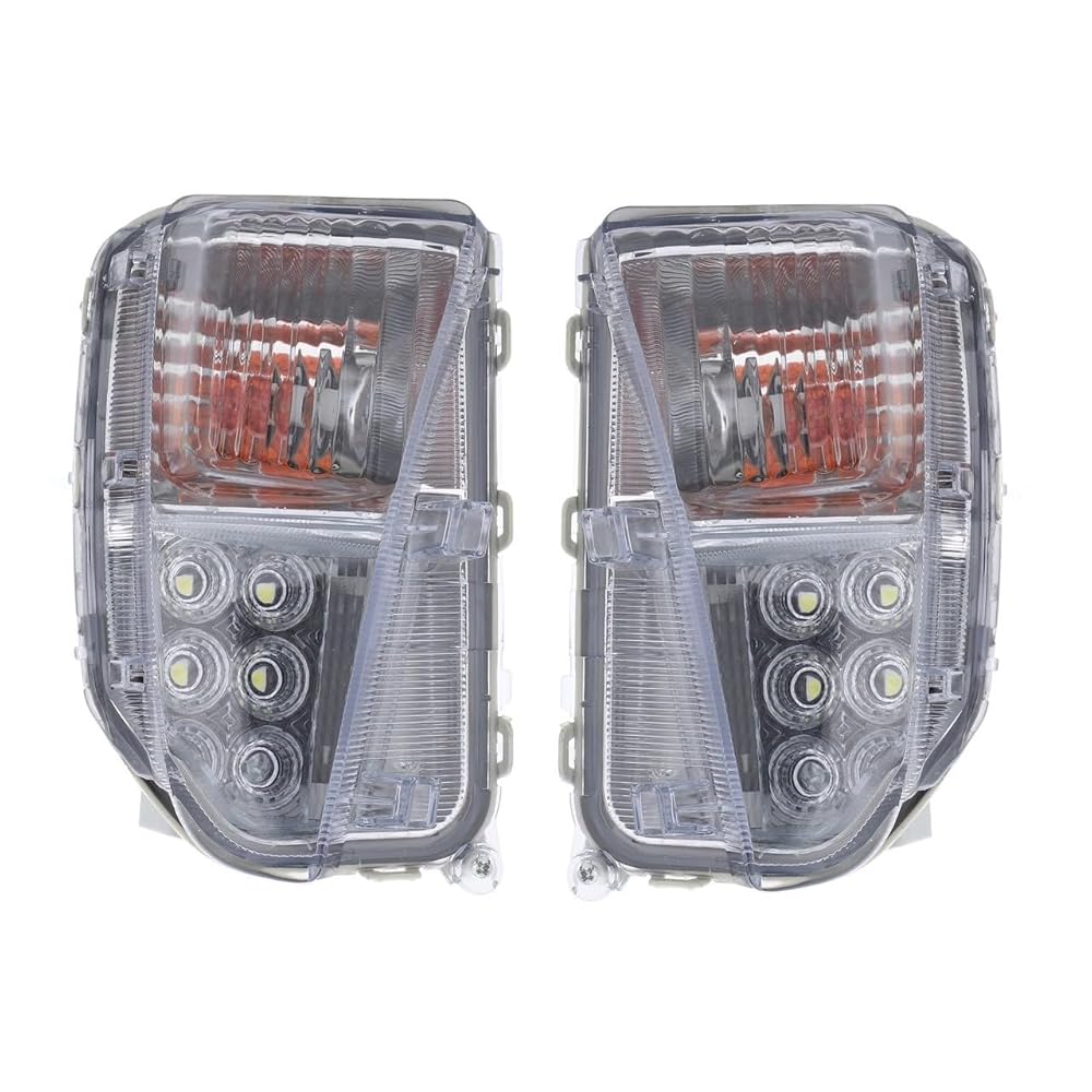 トヨタ プリウス 用 ウインカー LED デイライト 30系 後期 TOYOTA PRIUS ZVW30 互換 社外品 汎用 交換 修理 カスタム パーツ 部品 (左右セット)
