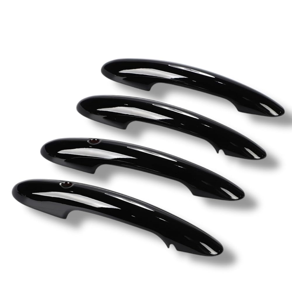 BMW用 MINI ミニクーパー F54 F55 F60 等 5ドア車 コンフォートアクセス 穴有り 対応 4個セット 社外品 (ブラック)