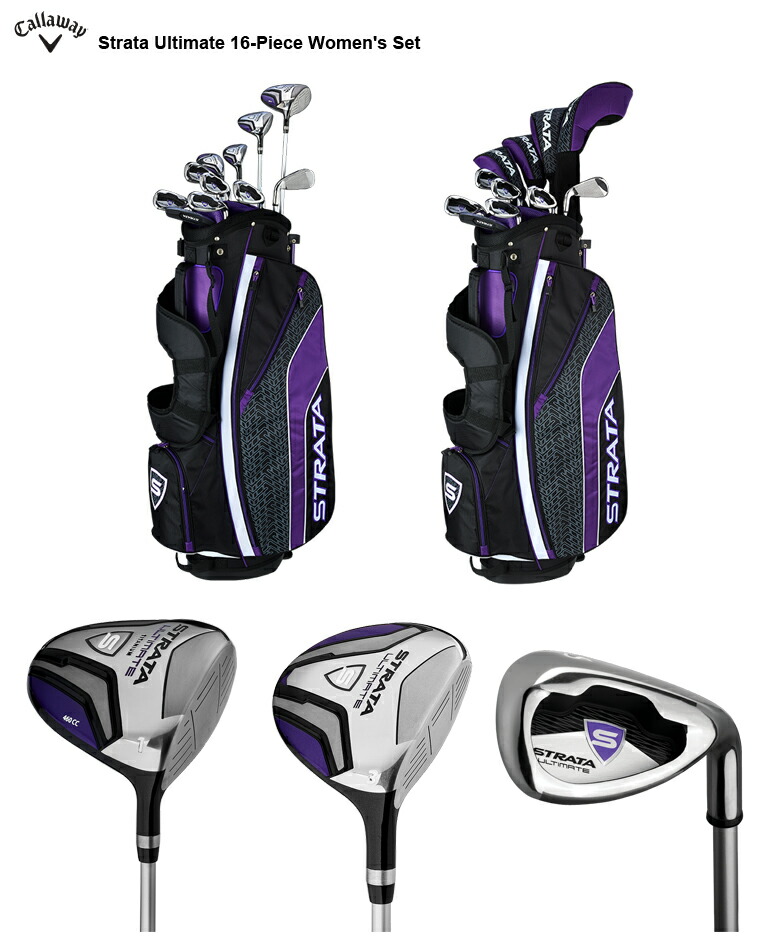 在庫あり！Callaway Strata Ultimate 16-Piece レディース ゴルフ 