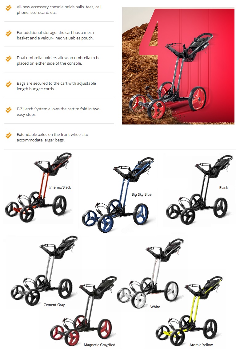 Sun Mountain PX4 サン プッシュ Cart Push PX4 マウンテン ゴルフ