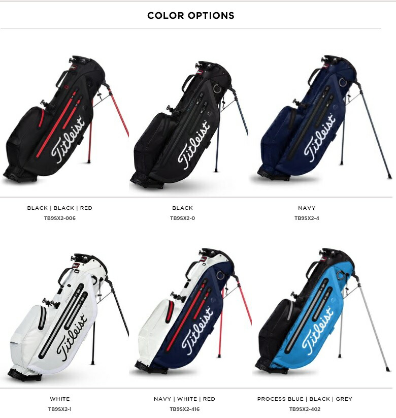 blue titleist golf bag