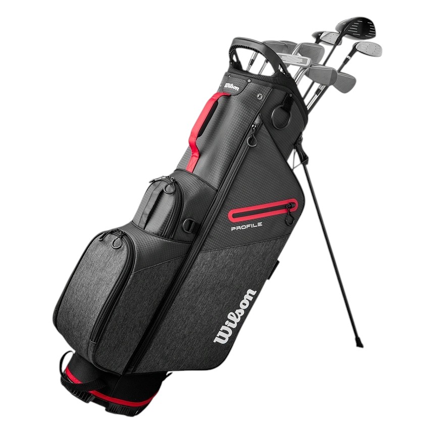 Wilson Staff Men\u0027s Profile Complete Stand Bag Set \u003cBR\u003eウィルソン原材料 メンズ 横ずっぽう 充実した 照明ランプ御徒面子 仕掛ける