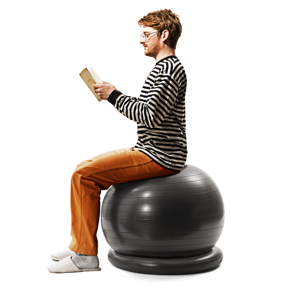 楽天市場 あす楽 Sakurai Erugam バランスボール 65cm 腰にイイス ブラック トレーニング 腹筋 背筋 全身運動 フィットネス エクササイズ 体幹 筋肉 筋トレ サクライ貿易 楽天市場店