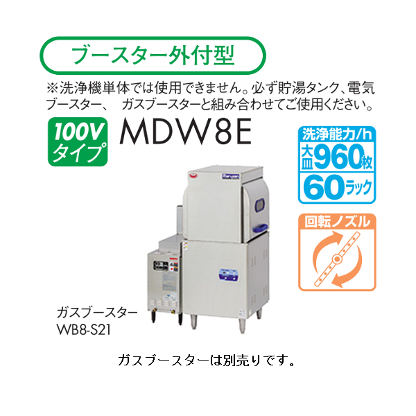 市場 マルゼン トップクリーン エコタイプ 食器洗浄機 スルータイプ