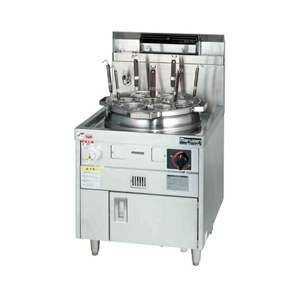 楽天市場】マルゼン ガス1槽式 角槽ラーメン釜 ゆで麺器（自動点火