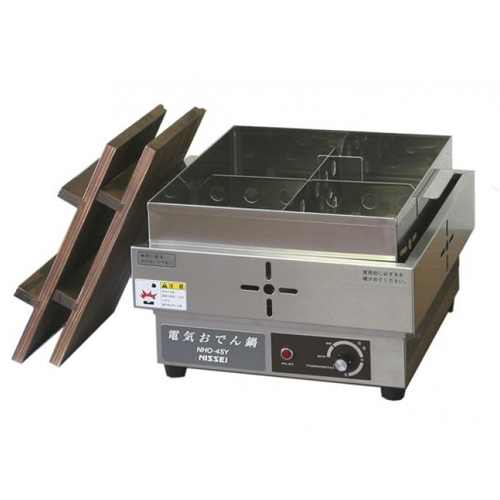 楽天市場】ニッセイ 電気おでん鍋 NHO-6SY 6ツ切 : 業務用厨房機器
