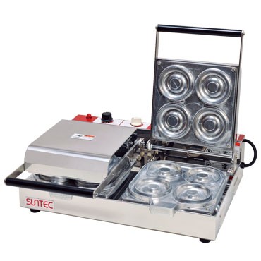 サンテック クロワッサン ドーナツ (チェルキー リング) CA-200 2連式 単相100V｜業務用厨房機器 プロマーケット