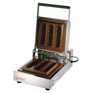 サンテック ベルジャン ワッフルベーカー SBW-200 丸型 2連式