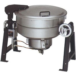 マルゼン ガス回転釜 アルミタイプ 自動点火式 釜底排水付 MKGD-AH055 55L W1365×D862×H780|業務用厨房機器 プロマーケット