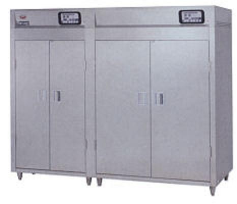 マルゼン 食器消毒保管庫(電気式) 大型タイプ MSH60-62WE 奥行2列・両面扉 W2600×D930×H1850 食器カゴ付