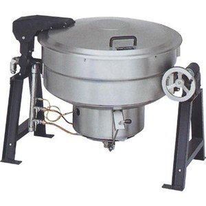 マルゼン ガス回転釜 鋳鉄タイプ 釜底排水付 MKGS-TH080 80L W1425×D917×H780 196,100円