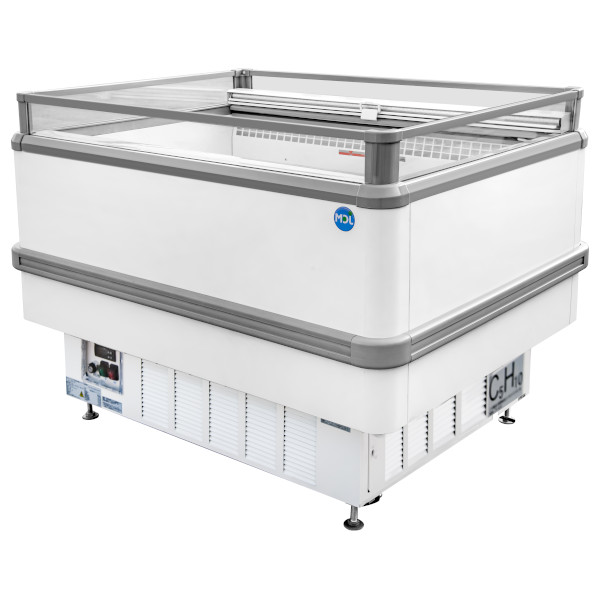 JCM アイランド平型冷凍・冷蔵ショーケース JCMCS-184A 184L -20℃～15℃【西濃運輸支店止め引取】｜業務用厨房機器 プロマーケット
