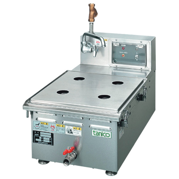 タニコー 卓上電気蒸し器 THM-3400E 丸角セイロ両用 単相200V