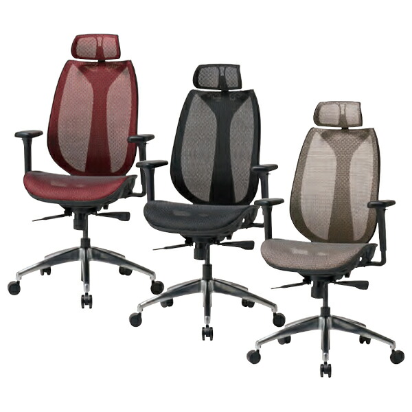 井上金庫 オフィス チェア マネージャーチェア WCT-70A W635&times;D610&times;H1132～1312 SH470～560 オールメッシュ｜業務用厨房機器 プロマーケット 46,827円