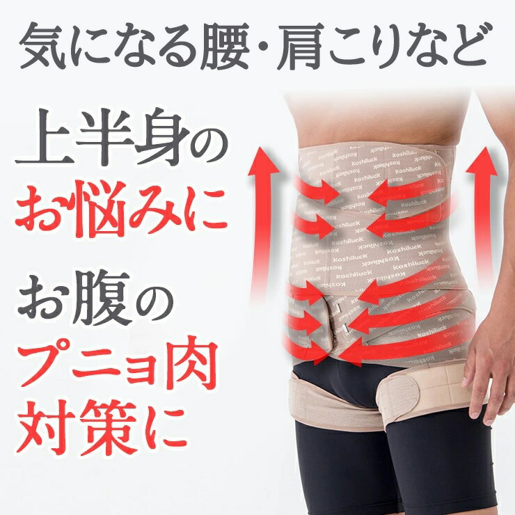 腰痛ベルト骨盤ベルトでお腹のプニョ肉もスッキリ!骨盤矯正ベルト