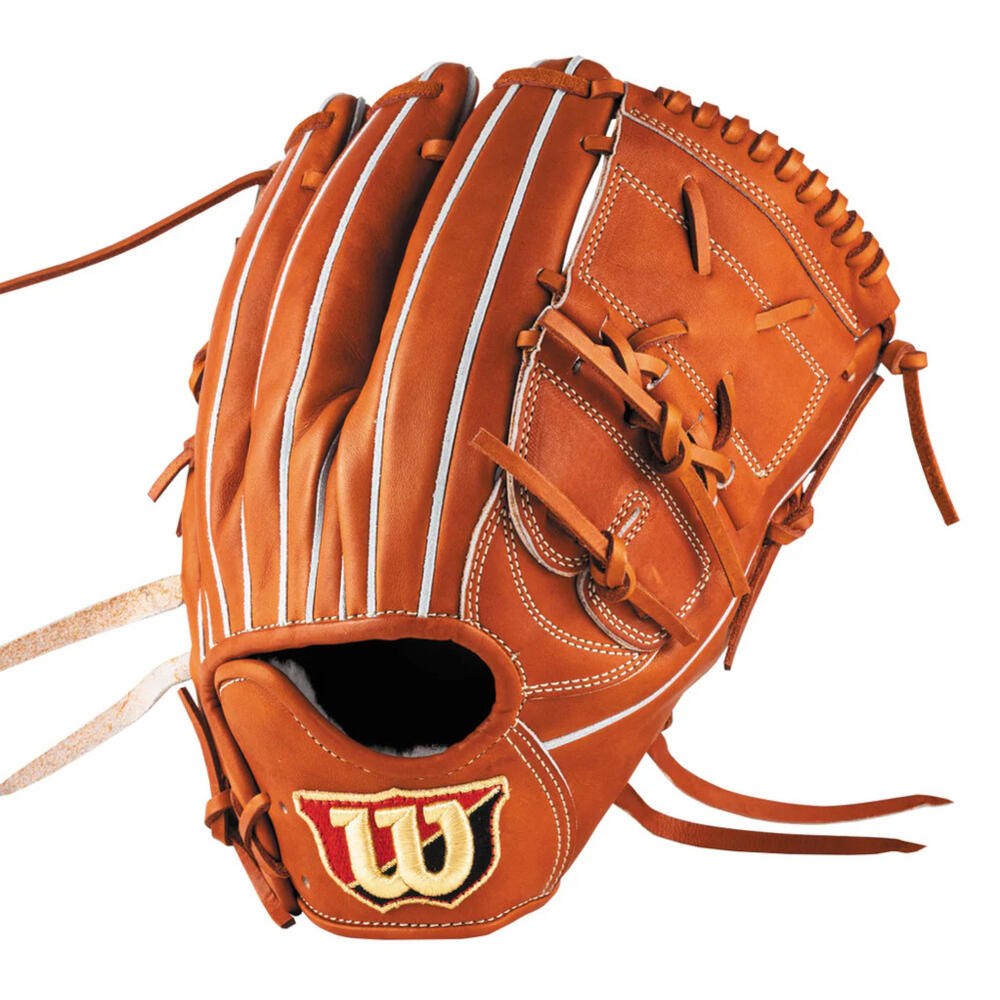 Wilson(ウイルソン)　一般硬式グラブ　ウイルソンスタッフ DUAL　S17型　投手用　右投げ用　Tオレンジ　WBW104310｜ナカスポ支店
