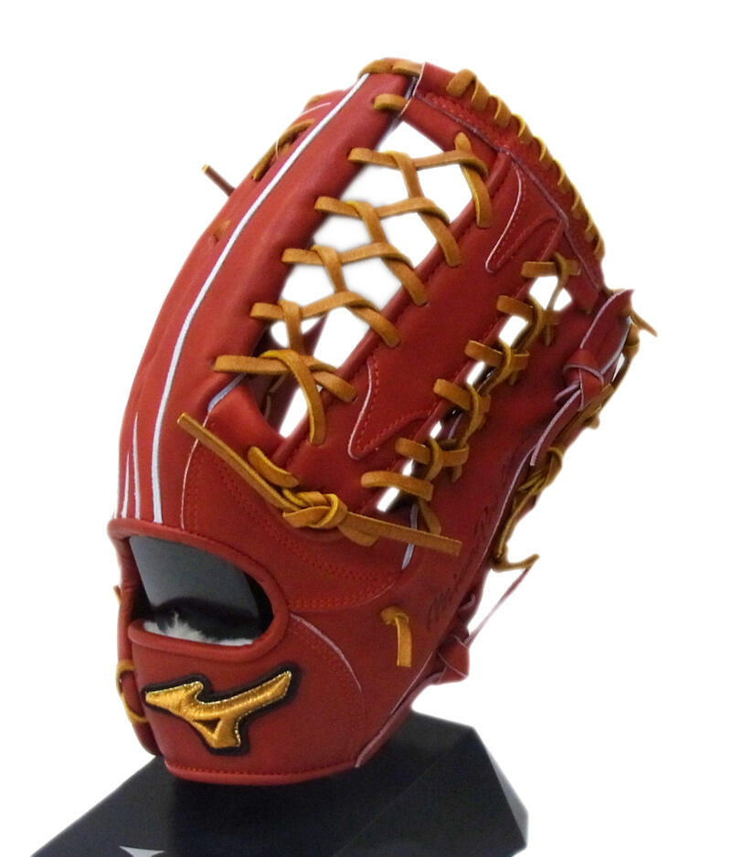 限定品 ミズノプロ 一般軟式用グラブ 上林型 オレンジ 1AJGR31017 楽天