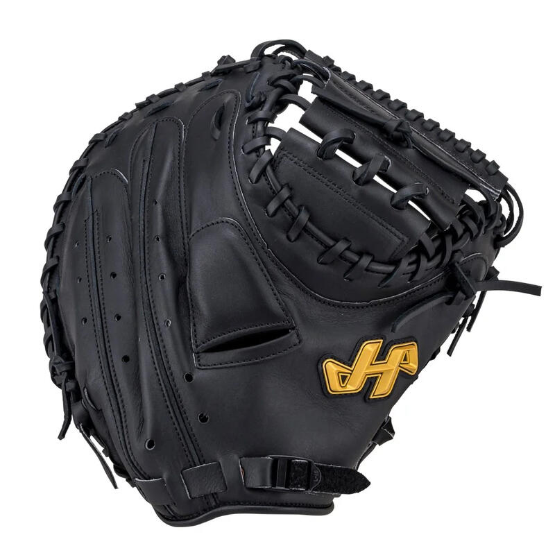 HATAKEYAMA(ハタケヤマ)　一般軟式キャッチャーミット　捕手用[甲斐使用モデル]　M8型　右投げ用　ブラック　TH-G10B｜ナカスポ支店