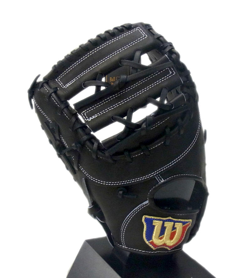 【左投げ用】Wilson(ウイルソン)　一般硬式用ファーストミット　SELECT 33N　一塁手用　ブラック　WBW103200