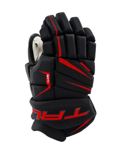 TRUE(トゥルー) CATALYST 5X5　SR BLKxRED（カタリスト　5ｘ5 シニア 黒ｘ赤）　アイスホッケーグローブ　シニア 17,325円
