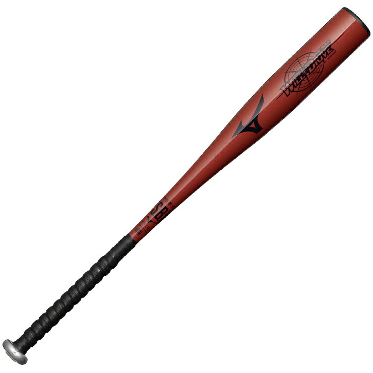 mizuno（ミズノ）　小学生 軟式用金属製バット　ウィルドライブレッド　ヒッティングナビ　（62）　76cm　1CJMY19376