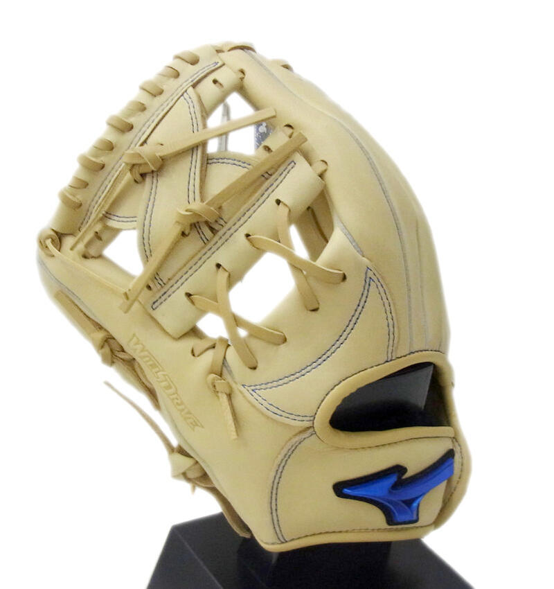 【左投げ用】mizuno(ミズノ)　ジュニア用 軟式グラブ　WILL DRIVE BLUE 限定スペック　オールラウンド用　（80H）ブロンド　1AJGY33420