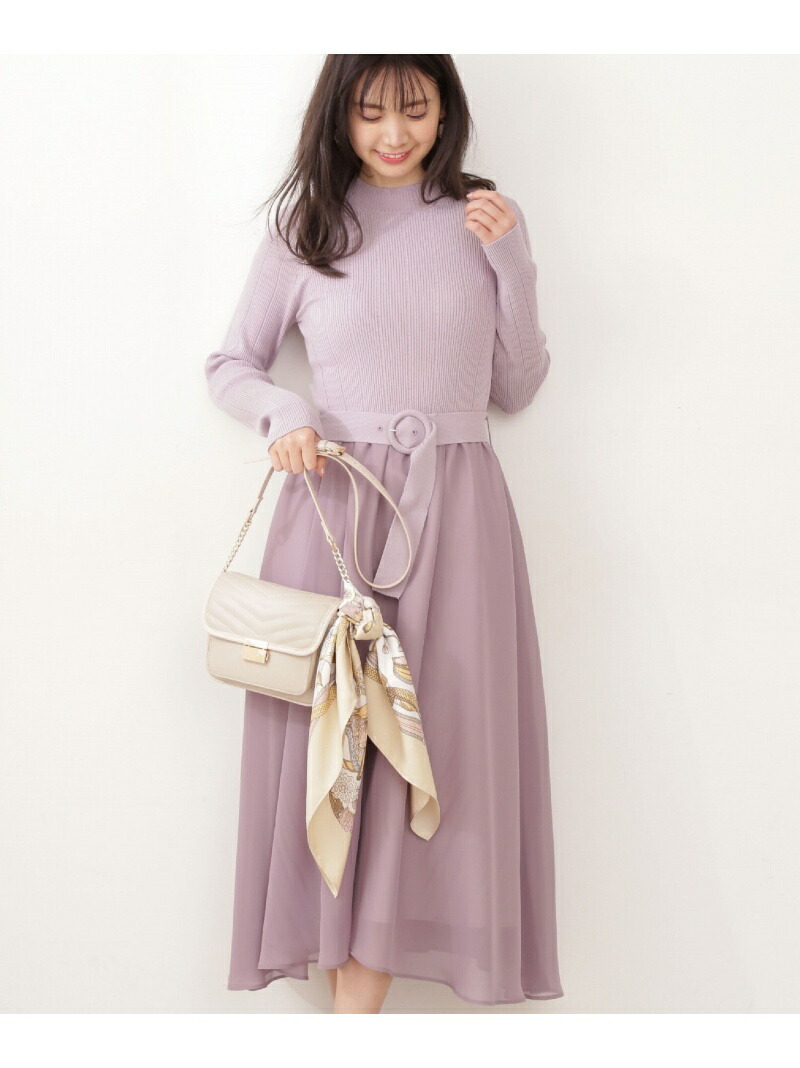 福袋セール Proportion シフォンドッキングワンピース Body Fashion ブラウン 送料無料 Rakuten パープル ワンピースその他 ワンピース プロポーションボディドレッシング Dressing Cb7036 Higako Place Jp