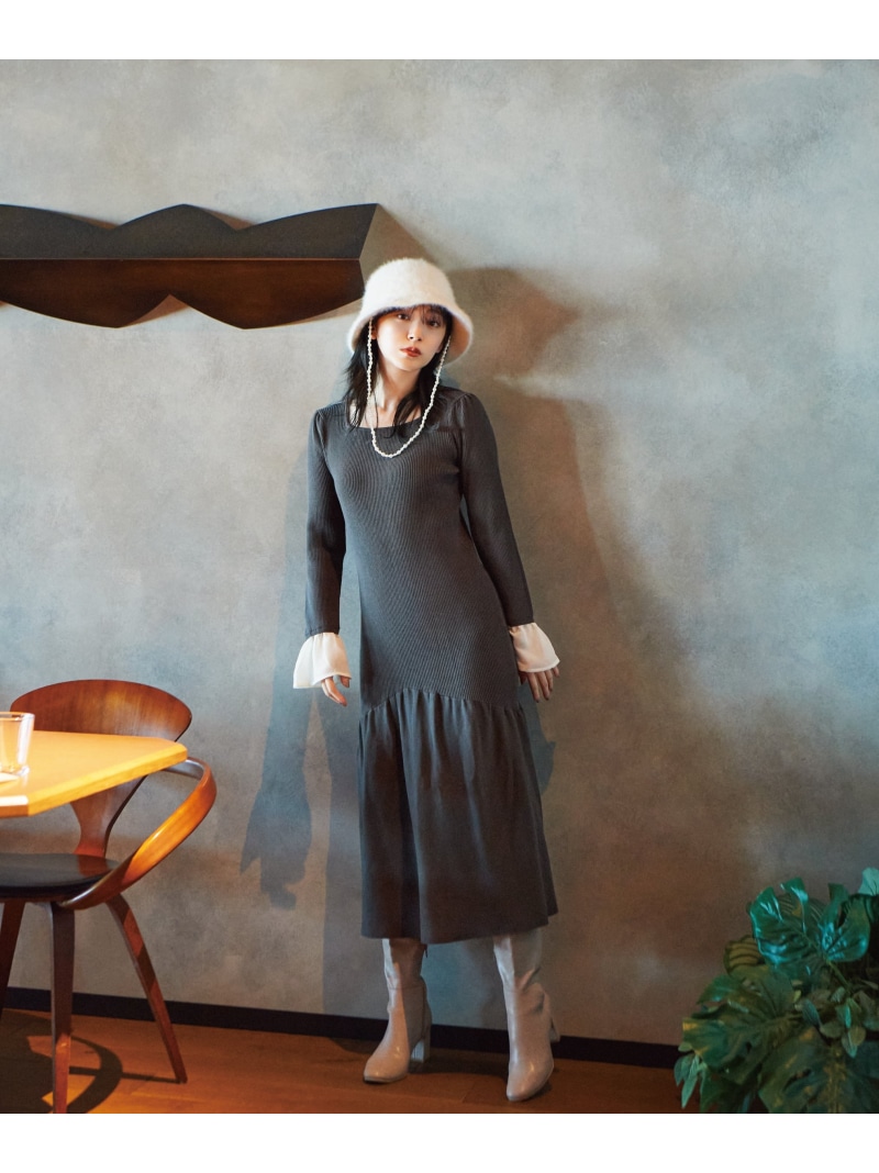 楽天市場】ウールブレンドスタンドカラー畔ニット 25AW PROPORTION