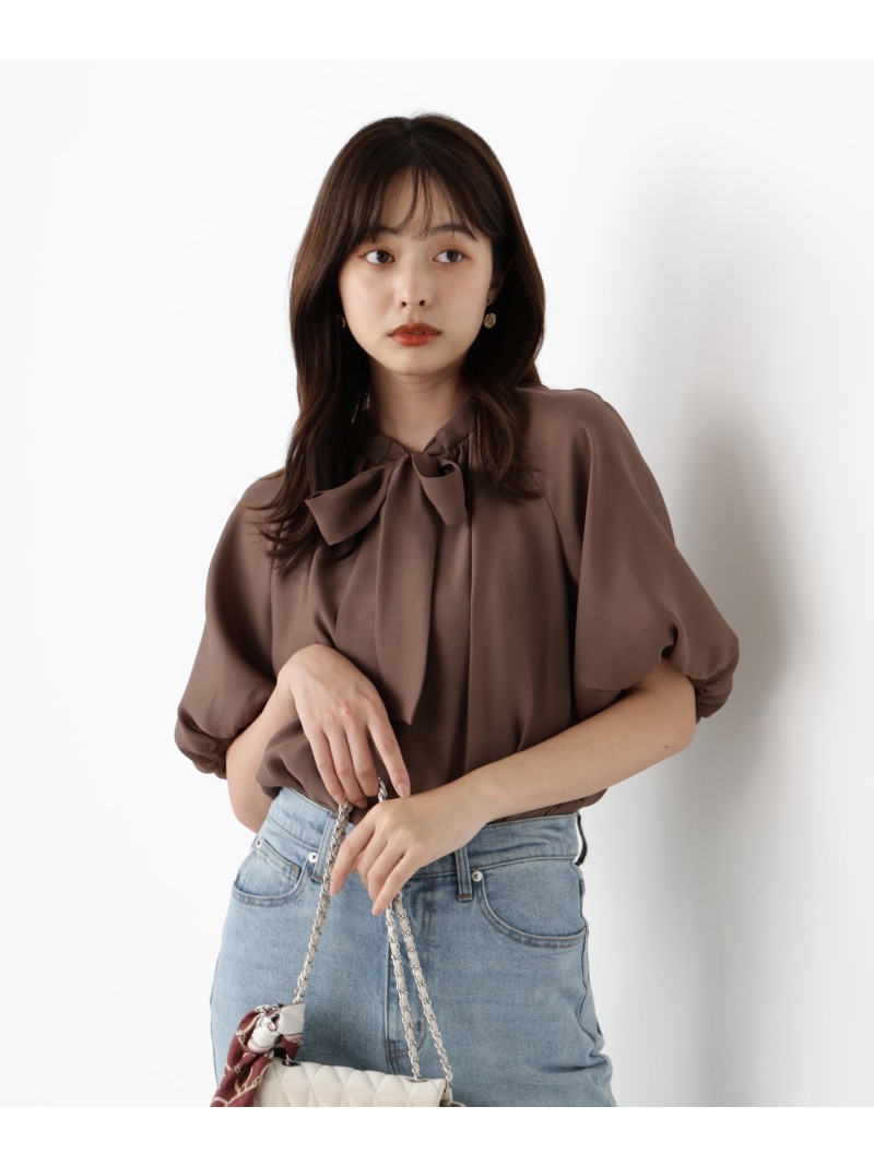 楽天市場】【SALE／10%OFF】ボウタイリボンブラウス PROPORTION