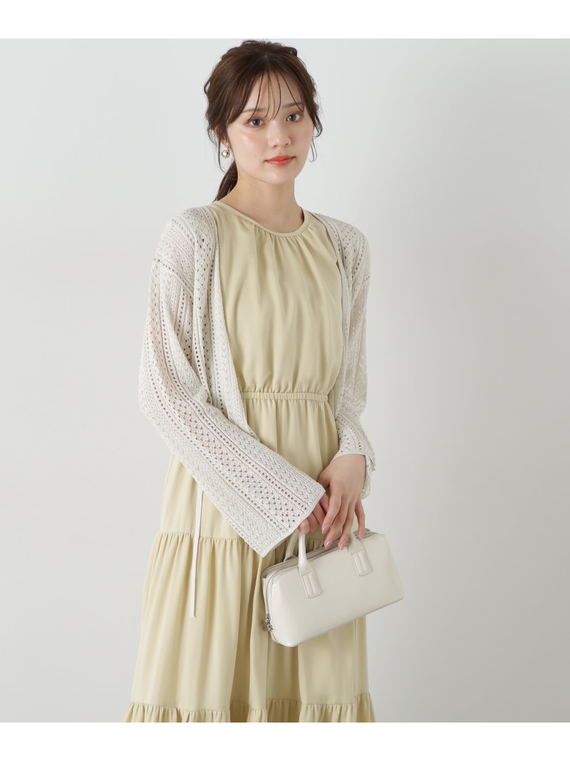 アイレット柄リボンカーディガン【official site・一部店舗限定