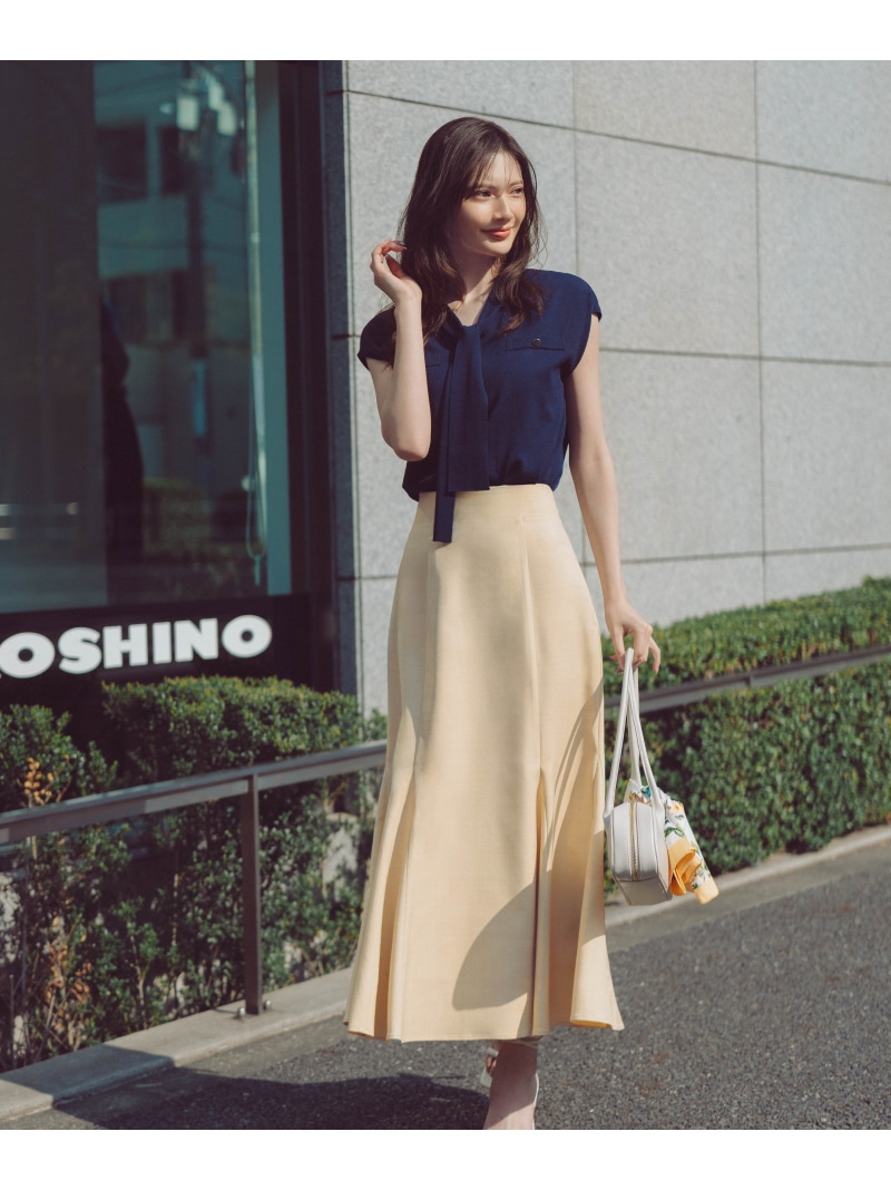 ＜青島心さん着用＞ハイウエストマーメイドスカート PROPORTION BODY DRESSING プロポーションボディドレッシング スカート その他のスカート グリーン ピンク イエロー グレー【送料無料】[ Fashion]｜PROPORTION BODY DRESSING 8,242円