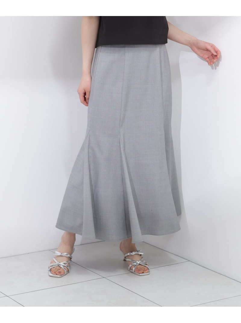 ハイウエストマーメイドスカート PROPORTION BODY DRESSING プロポーションボディドレッシング スカート その他のスカート グリーン ピンク イエロー グレー【先行予約】*【送料無料】[ Fashion]