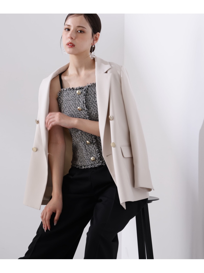 【SALE／20%OFF】＜L＞MIXキャミオールインワン 26SS PROPORTION BODY DRESSING プロポーションボディドレッシング ワンピース・ドレス ワンピース ブラック【RBA_E】【送料無料】[ Fashion]｜PROPORTION BODY DRESSING