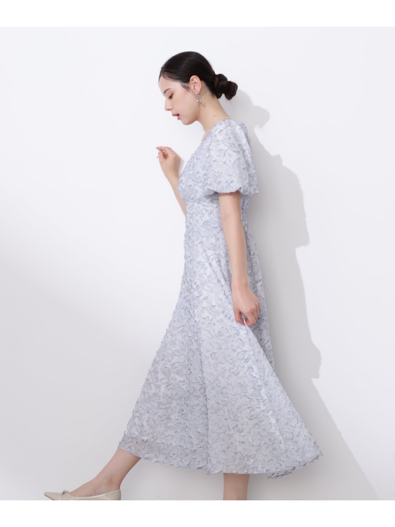 【SALE／20%OFF】＜L＞シアージャガードレディワンピース 26SS PROPORTION BODY DRESSING プロポーションボディドレッシング ワンピース・ドレス ワンピース ブルー ピンク【RBA_E】【送料無料】[ Fashion]｜PROPORTION BODY DRESSING