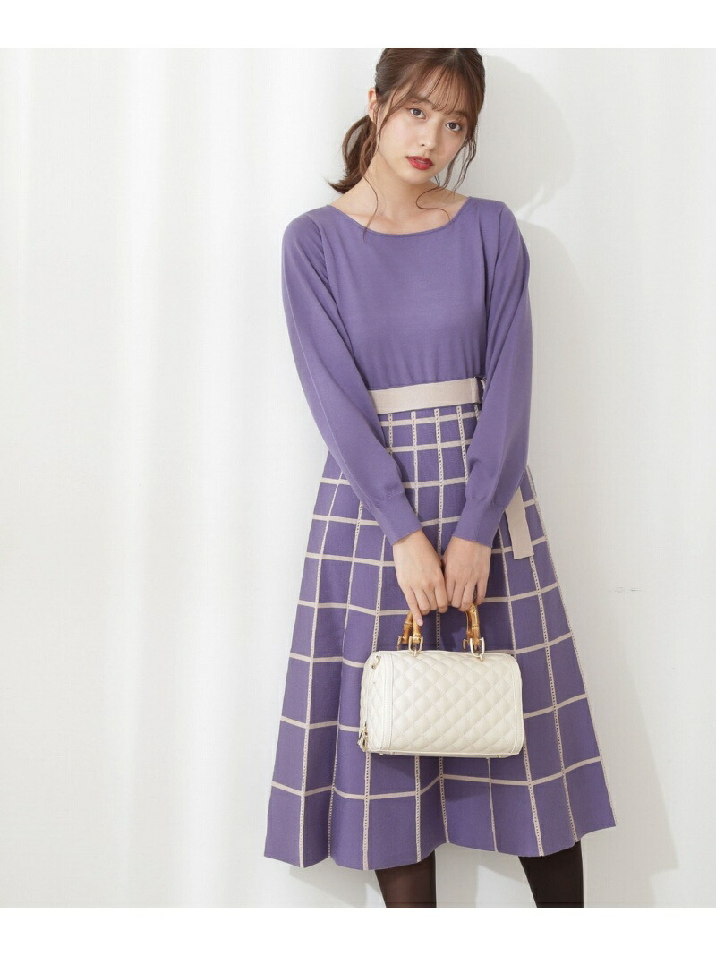 アイレットチェックワンピース Proportion Body Dressing プロポーションボディドレッシング ワンピース ワンピースその他 ホワイト 先行予約 送料無料 Rakuten Fashion Sermus Es