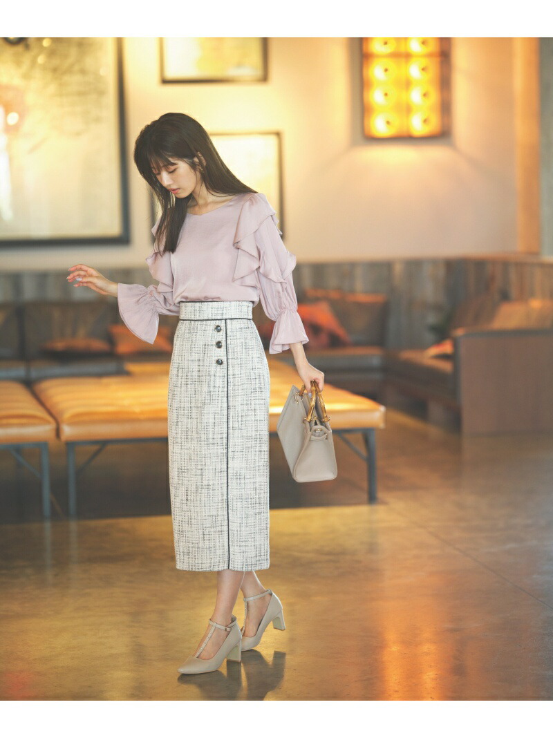 ツイードタイトスカート Proportion Body Dressing プロポーションボディドレッシング