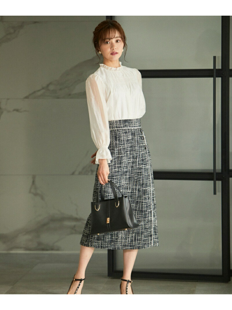 ツイードタイトスカート Proportion Body Dressing プロポーションボディドレッシング