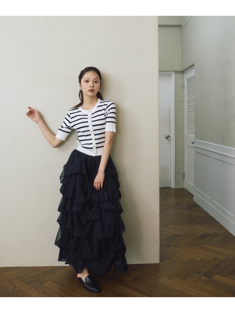 ＜山内ともなさんコラボ＞タックバルーンスカート 26SS PROPORTION BODY DRESSING プロポーションボディドレッシング スカート その他のスカート ブラック ベージュ【送料無料】[ Fashion] 12,991円