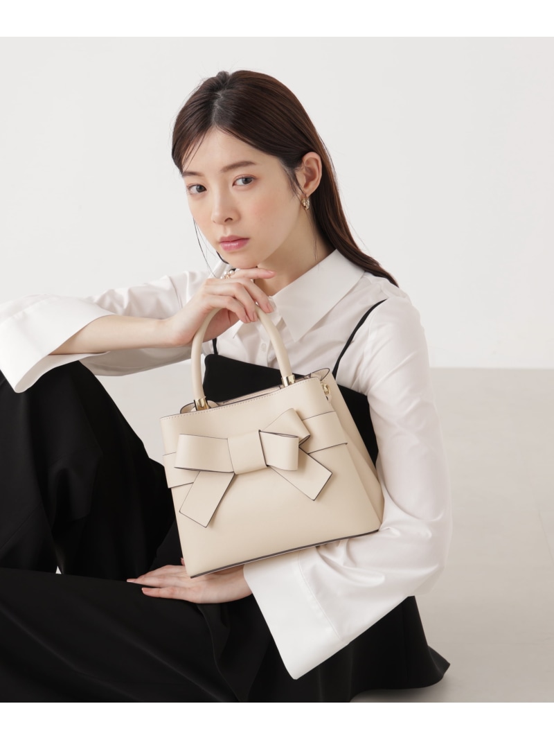 フロントリボンバッグ 26SS PROPORTION BODY DRESSING プロポーションボディドレッシング バッグ その他のバッグ ピンク パープル ホワイト【送料無料】[ Fashion]