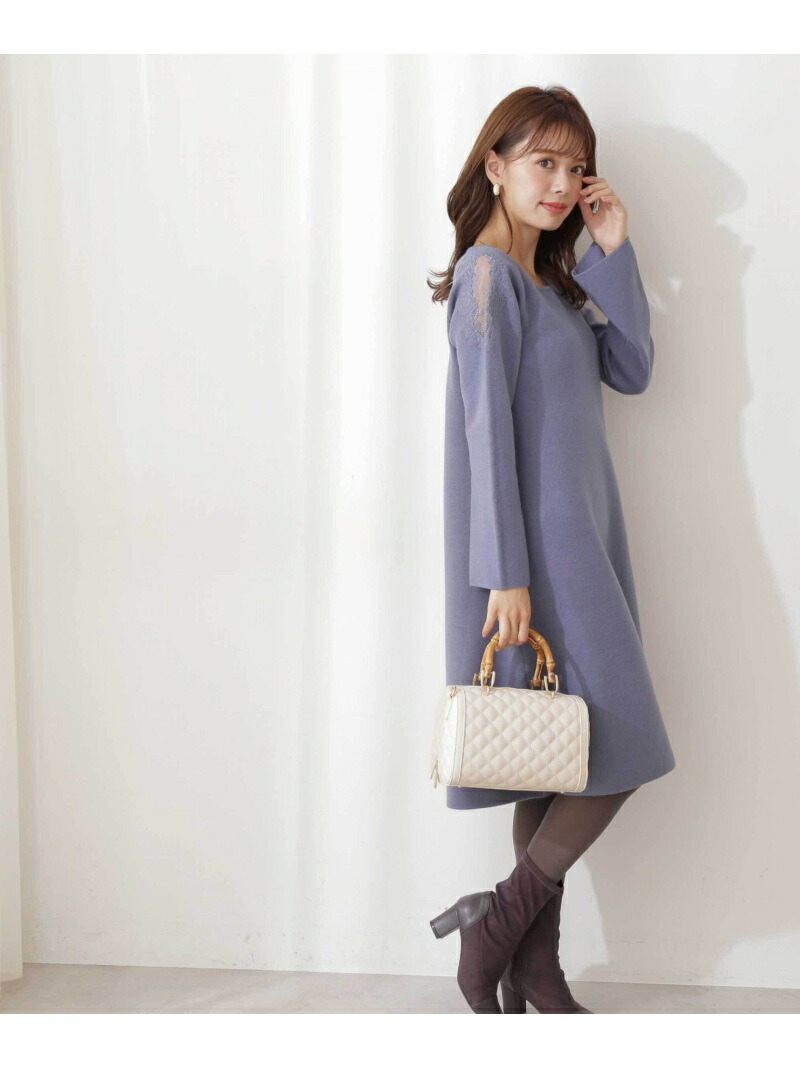 ショルダーレースニットサックワンピース Proportion Body Dressing プロポーションボディドレッシング ワンピース ワンピースその他 先行予約 送料無料 Rakuten Fashion Fitzfishponds Com