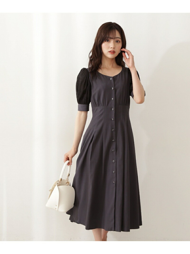 ハイウエストタックフレアワンピース Proportion Body Dressing プロポーションボディドレッシング ワンピース ワンピースその他 グレー 先行予約 送料無料 Rakuten Fashion Psicologosancora Es